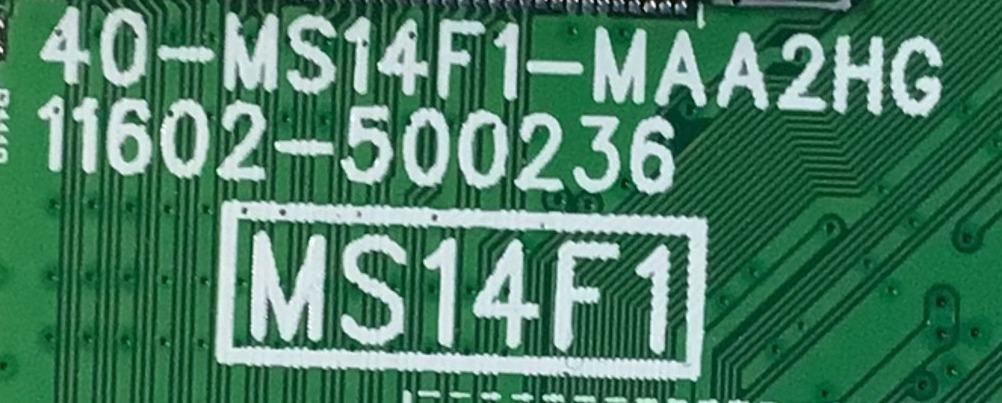 MAIN PARA TV TCL SMART TV / NUMERO DE PARTE 30801-000300 / 40-MS14F1-MAA2HG / 30800-000326 / V8-ST14K01-LF / 11602-500236 / MS14F1 / PANEL LVF395NDEL / DISPLAY V400HJ6-PE1 / MODELO 40S325 - Imagen 3